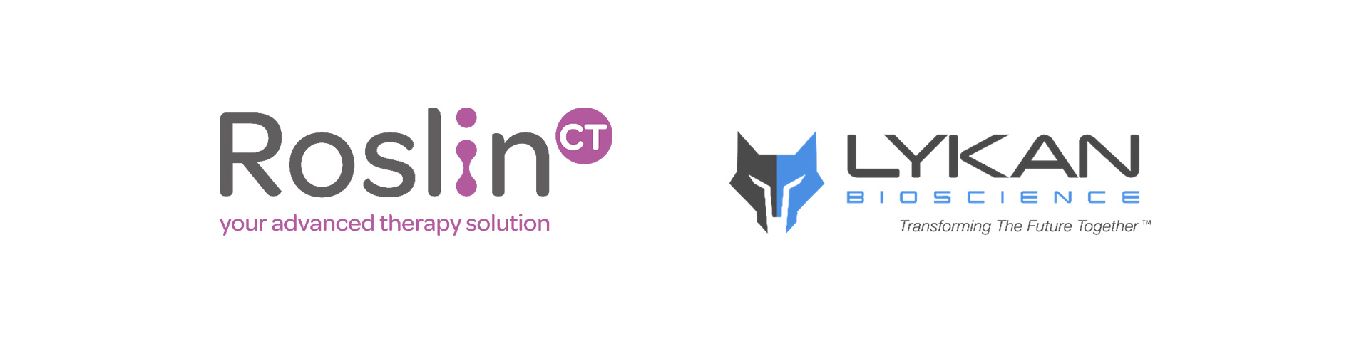 RoslinCT and Lykan logos