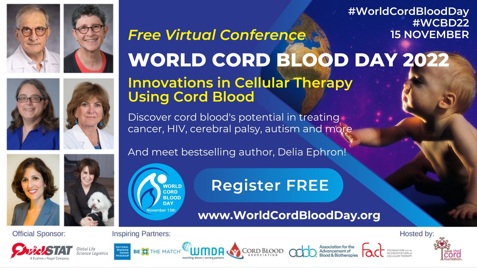 Save the Cord Foundation - Announcing speakers for free virtual conference