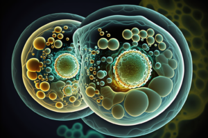 Illustration of embryonic stem cells