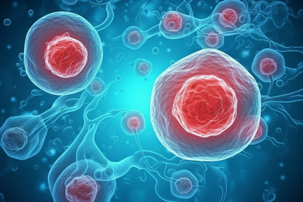 An illustration of stem cells