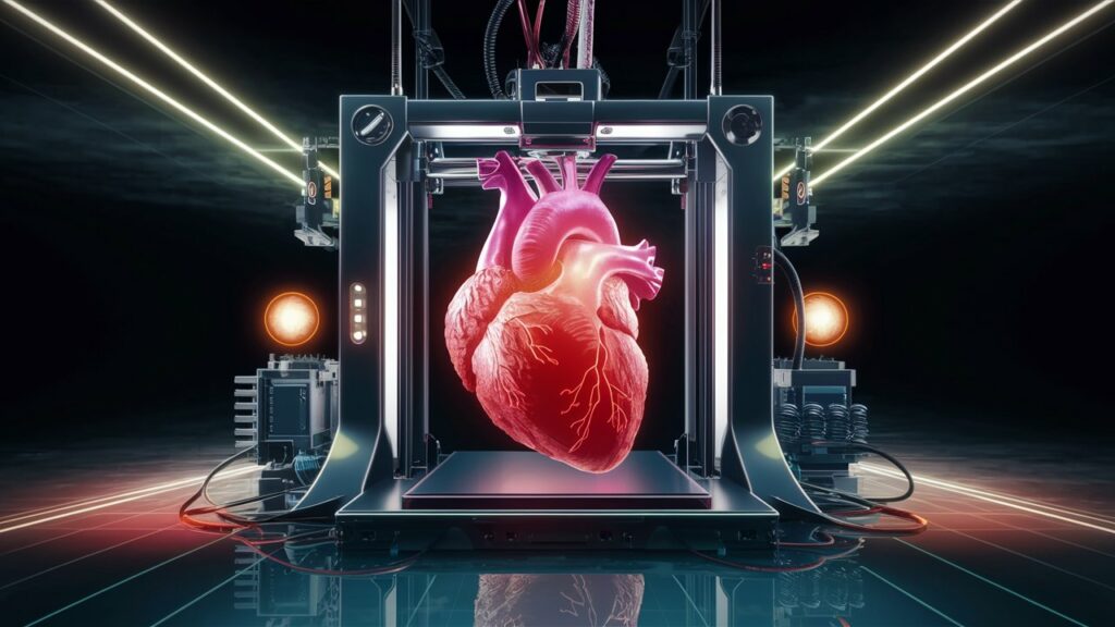 3D bioprinting of a heart with stem cells