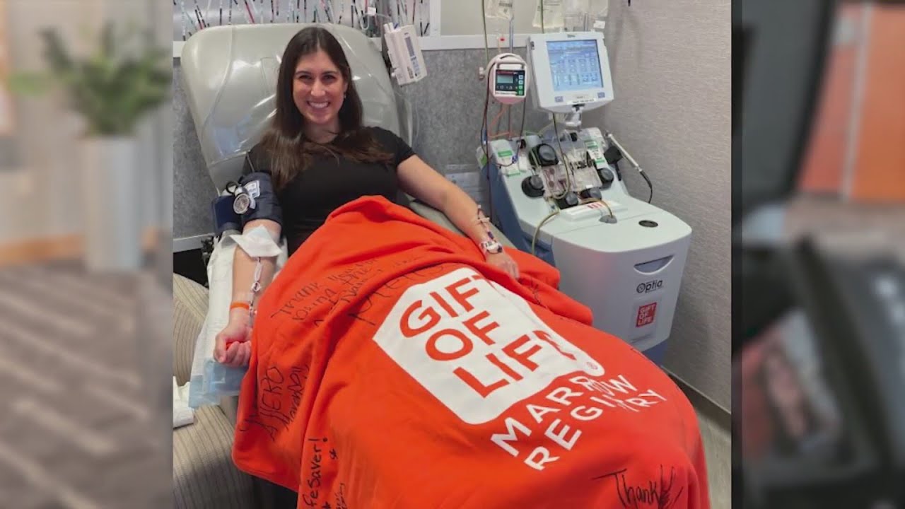 Stem cell registry match helps Kansas woman save man's life