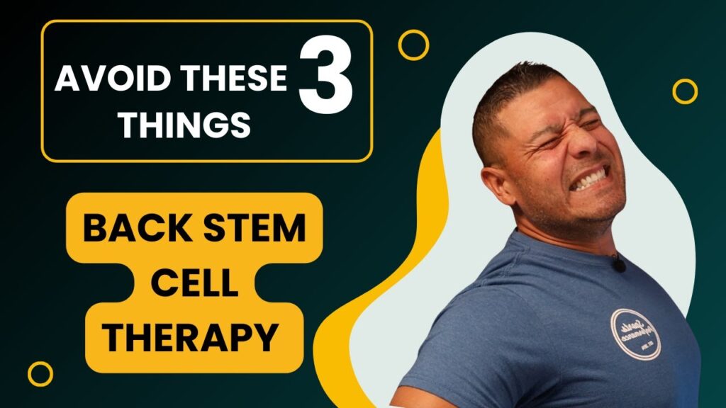 Dr Chris Garcia - Low Back Stem Cell Recovery