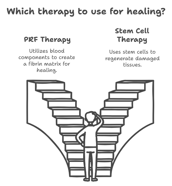 PRF therapy or stem cell therapy