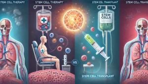 stem cell therapy vs stem cell transplant