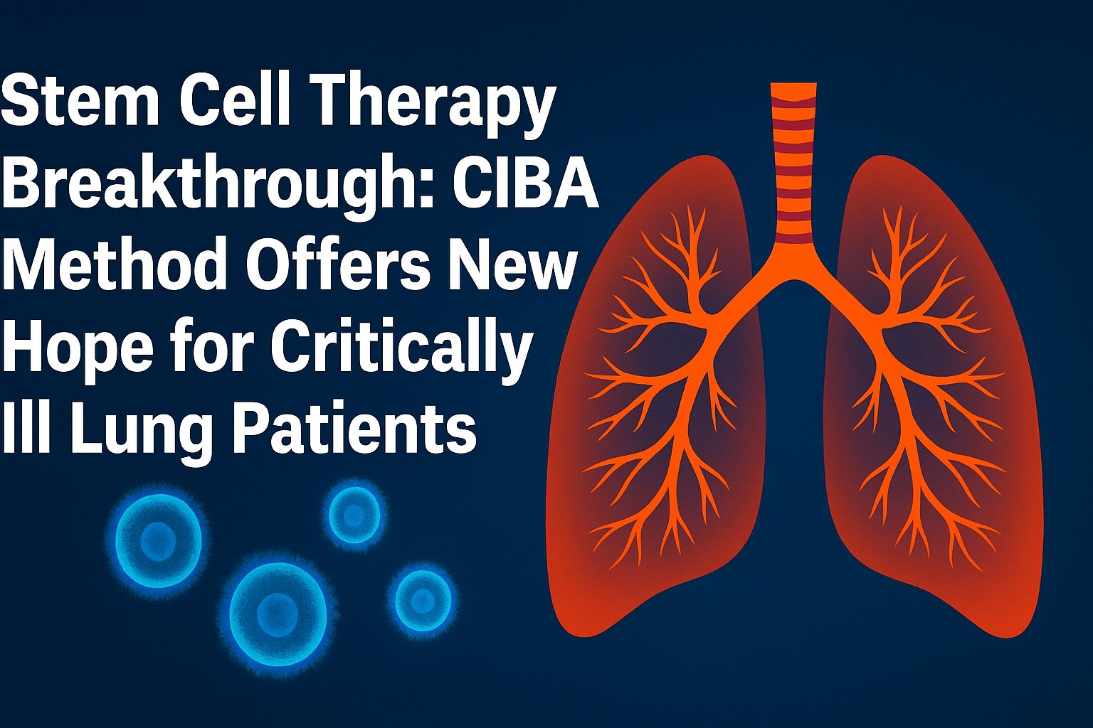 CIBA Method Offers New Hope for Critically Ill Lung Patients