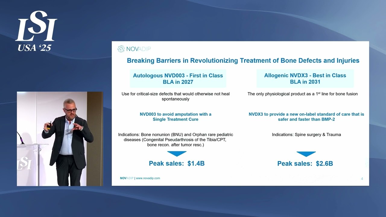 Novadip Biosciences - Stem Cell Therapy for Bone Regeneration