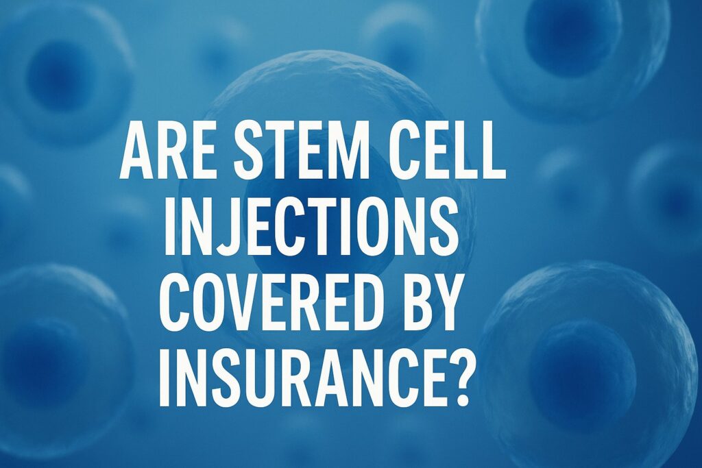 Are stem cell injections covered by insurance?