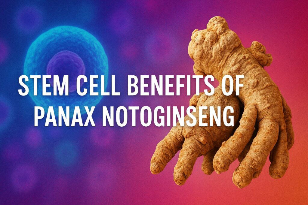 stem cell benefits of panax notoginseng
