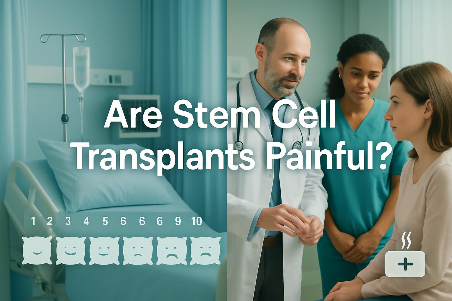 Are stem cell transplants painful?