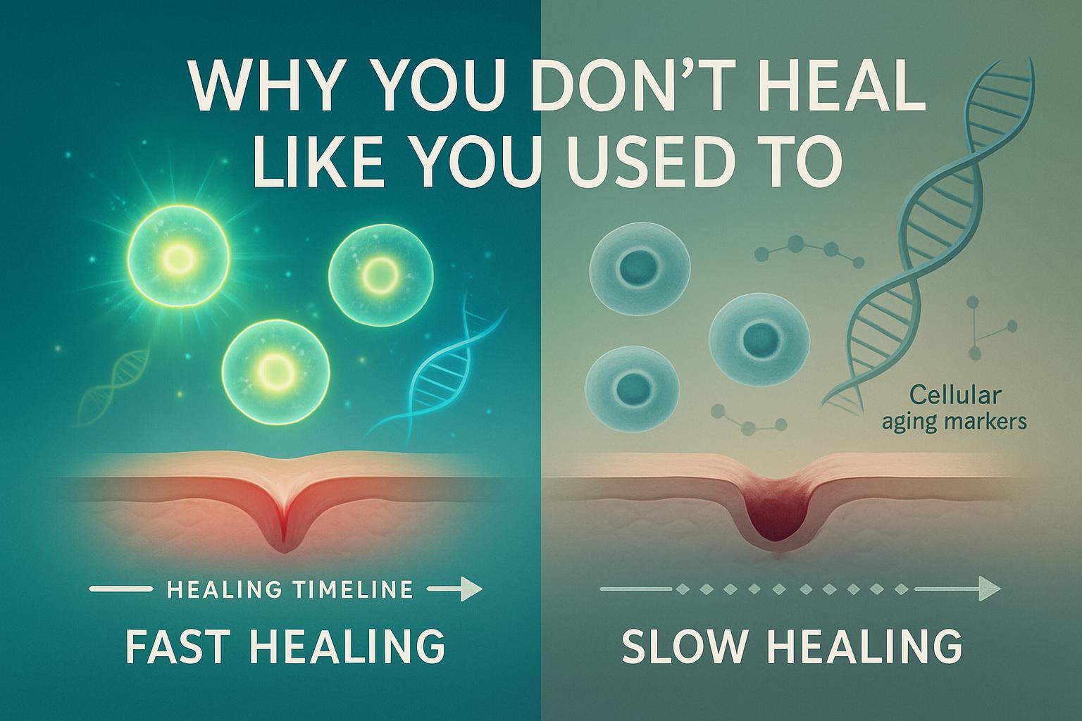 stem cell decline - why we don't heal like we use to