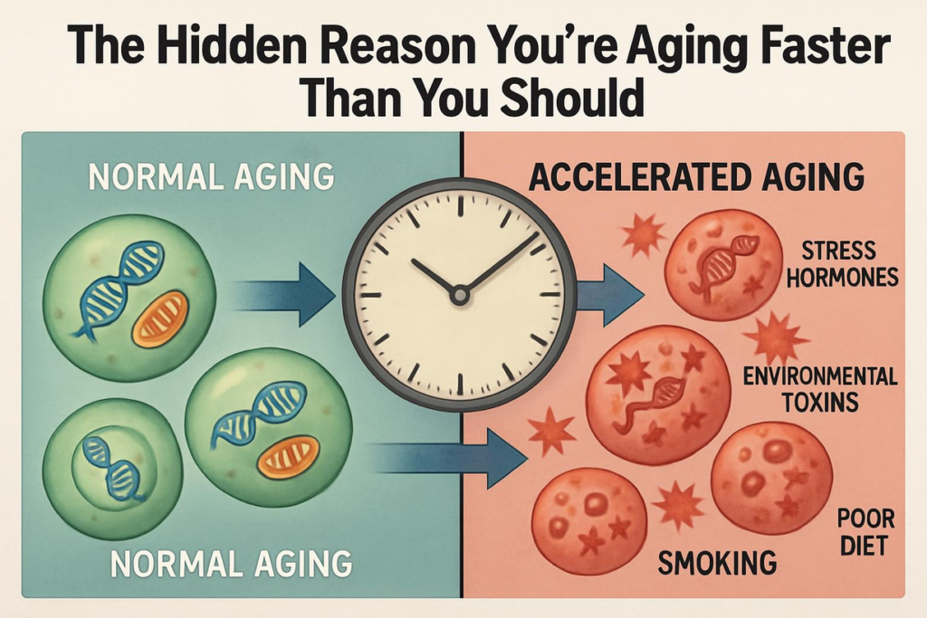 hidden reason why your aging faster than you should