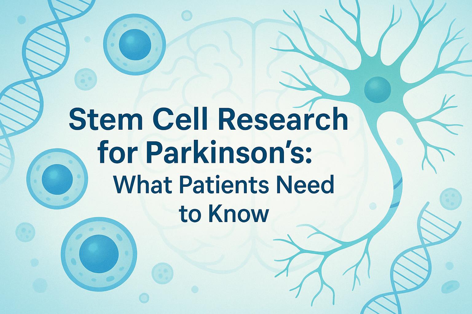 Stem Cell Research for Parkinson's: What Patients Need to Know