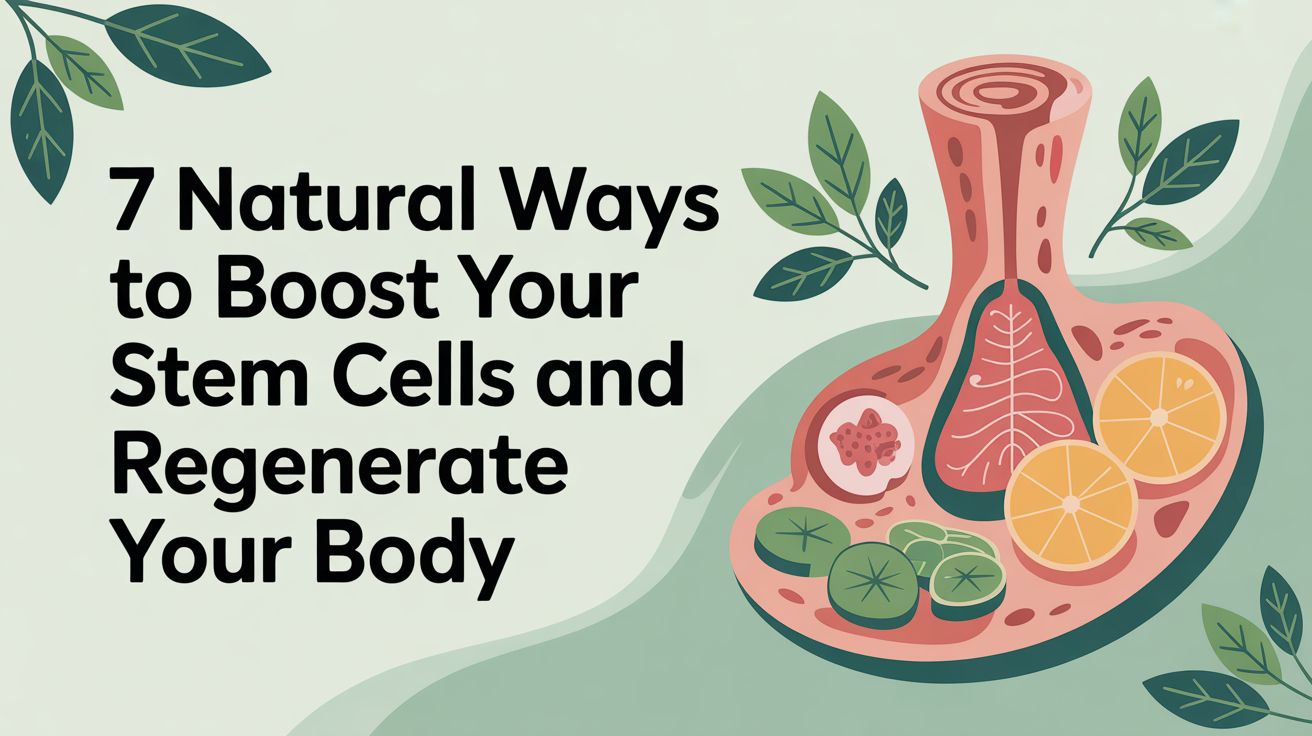 7 Natural Ways to Boost Your Stem Cells and Regenerate Your Body