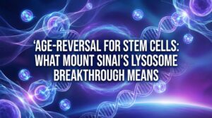 Age-Reversal for Stem Cells: What Mount Sinai’s Lysosome Breakthrough Means