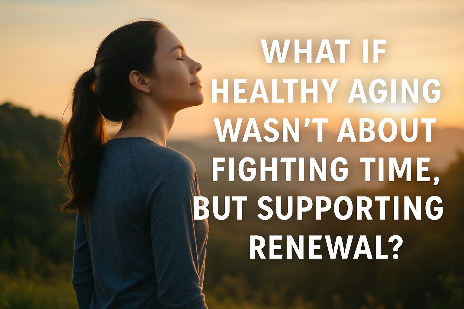 Healthy Aging Is Not A Fight, It Is About Renewal
