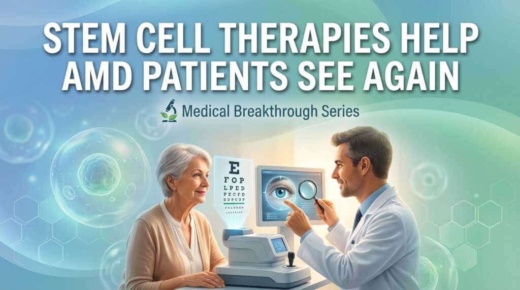 Stem Cell Therapies Help AMD Patients See Again