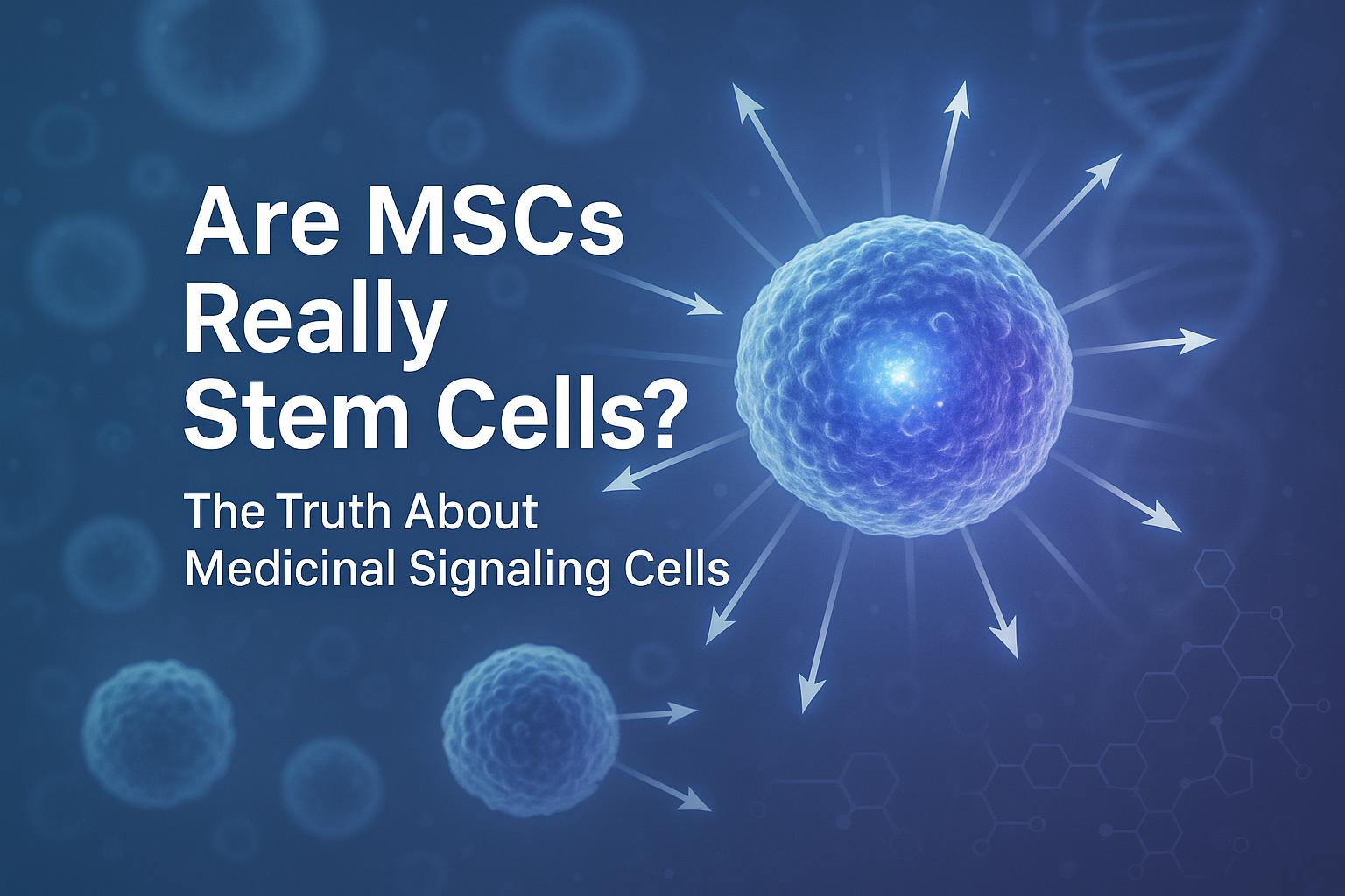 are MSCs really stem cells? - Dr Travis Whitney explains