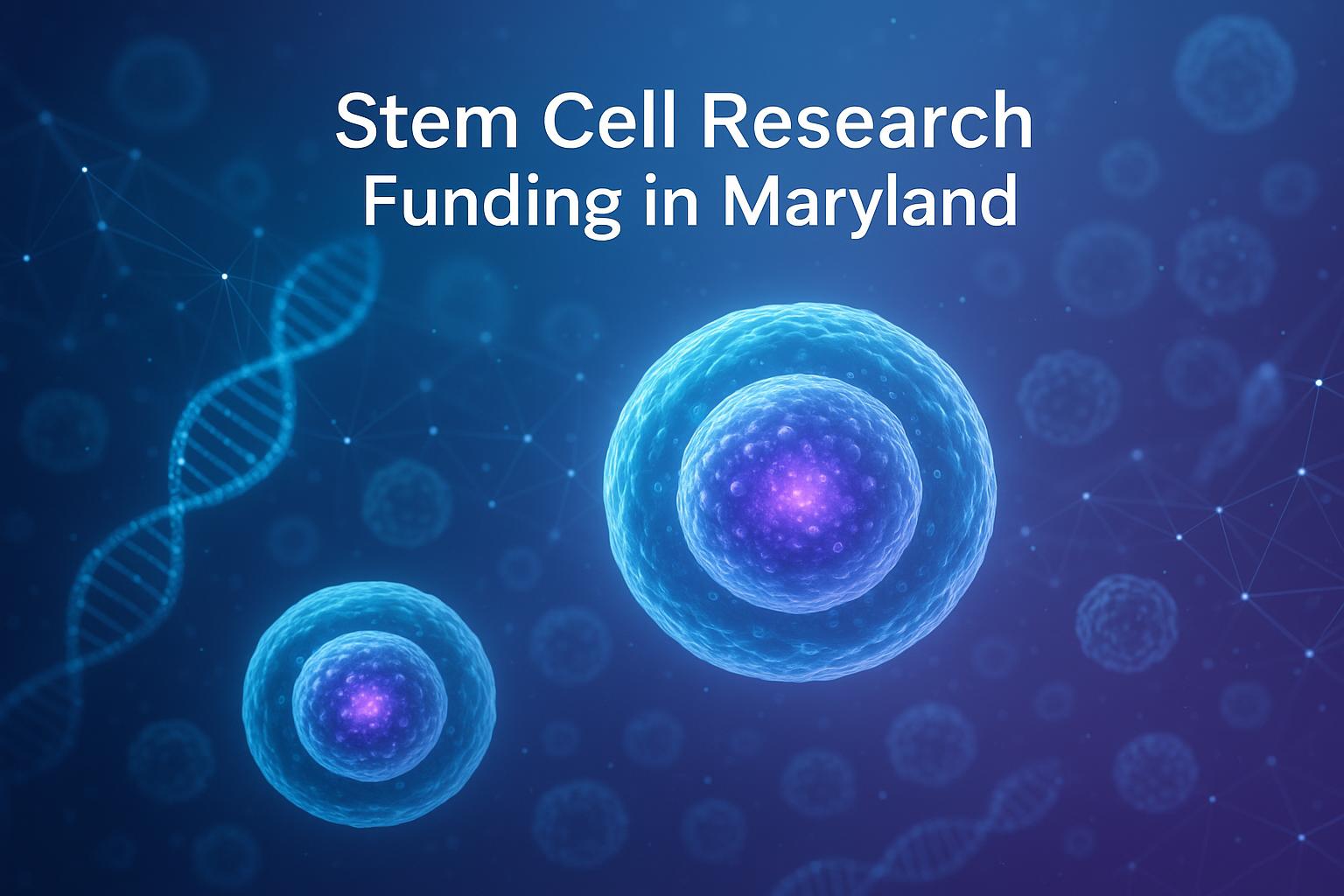 stem cell research funding in Maryland