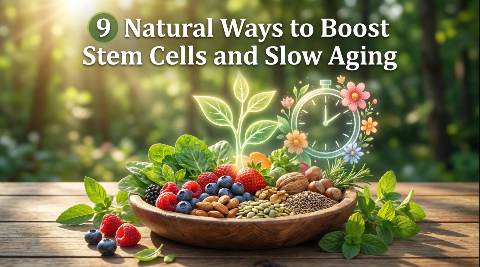 9 Natural Ways to Boost Stem Cells and Slow Aging