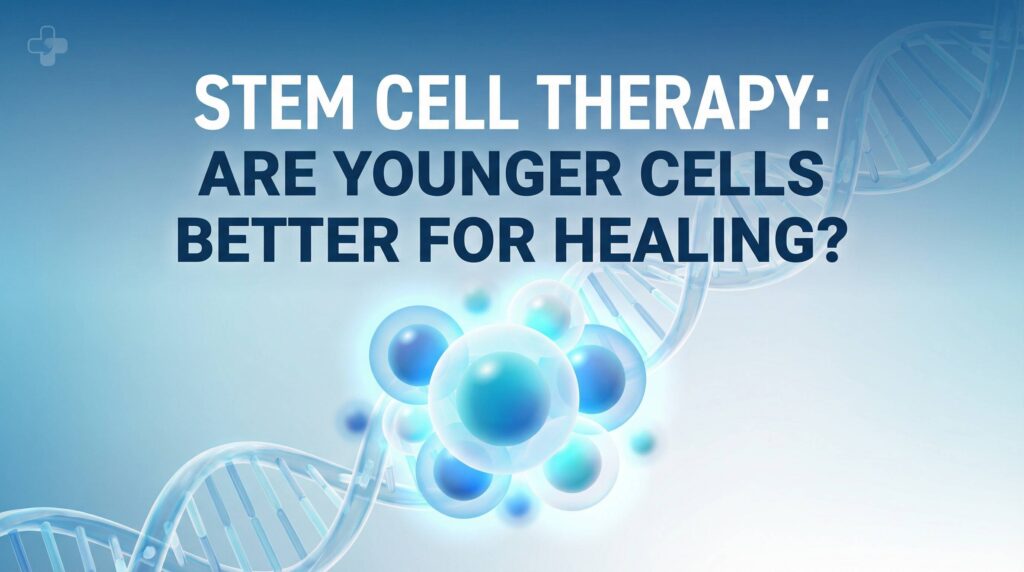 Stem Cell Therapy: Are Younger Cells Better for Healing?