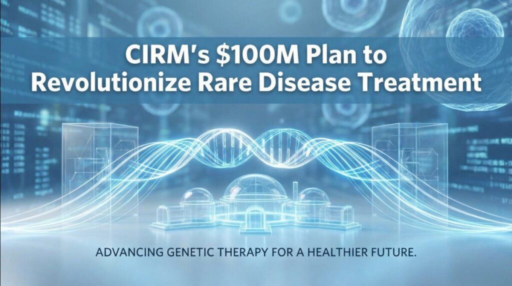 CIRM's $100M Plan to Revolutionize Rare Disease Treatment