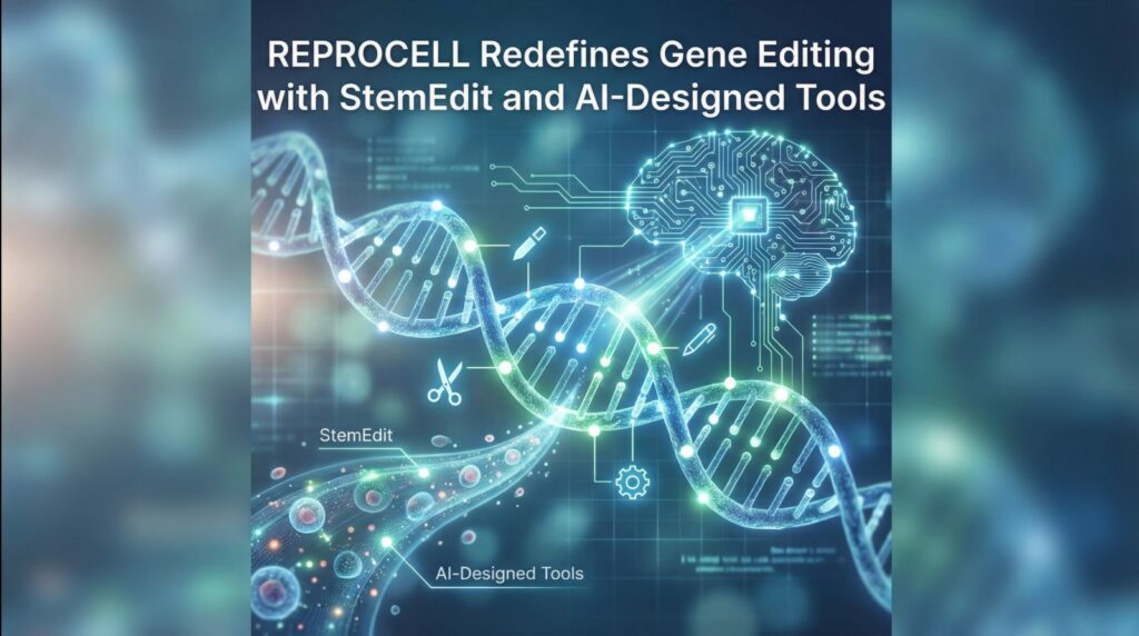 REPROCELL Redefines Gene Editing with StemEdit and AI-Designed Tools