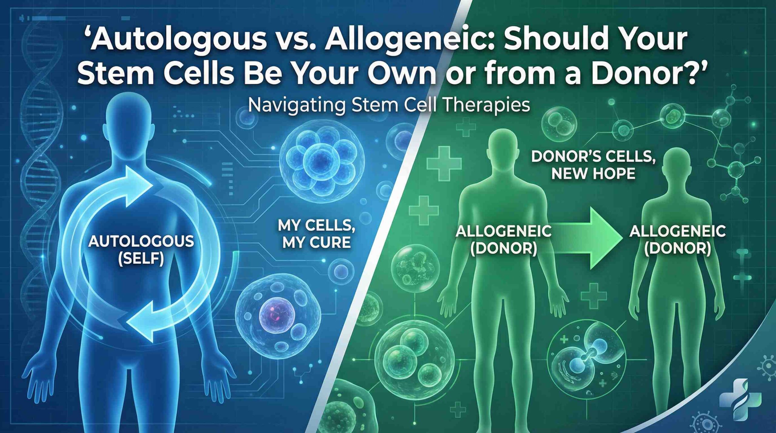 Autologous vs. Allogeneic: Should Your Stem Cells Be Your Own or from a Donor?