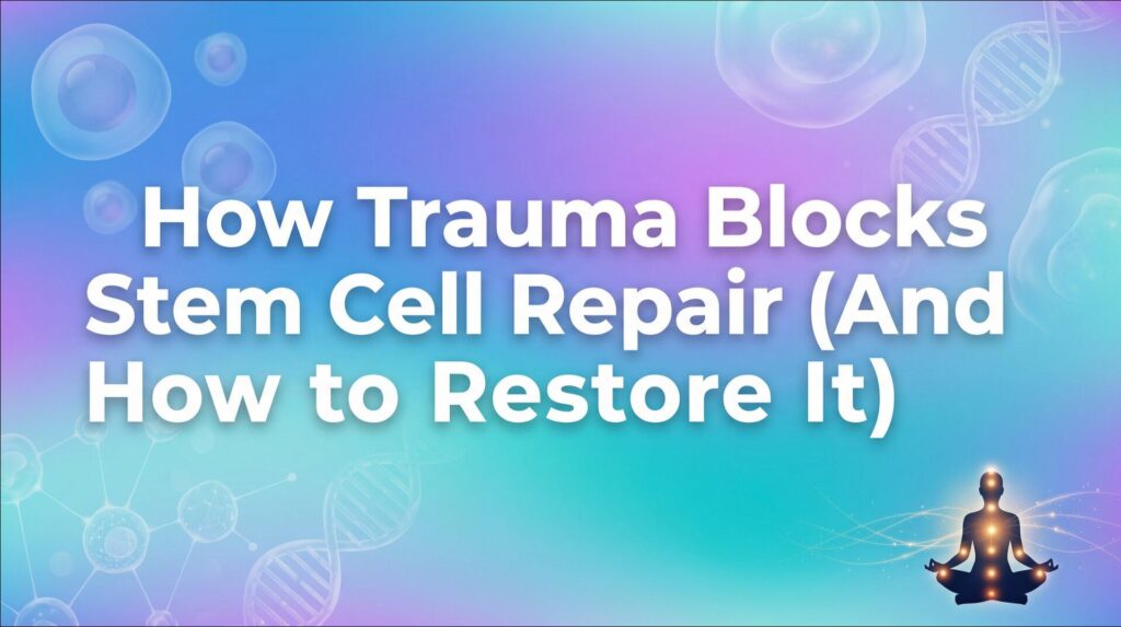 How Trauma Blocks Stem Cell Repair (And How to Restore It)