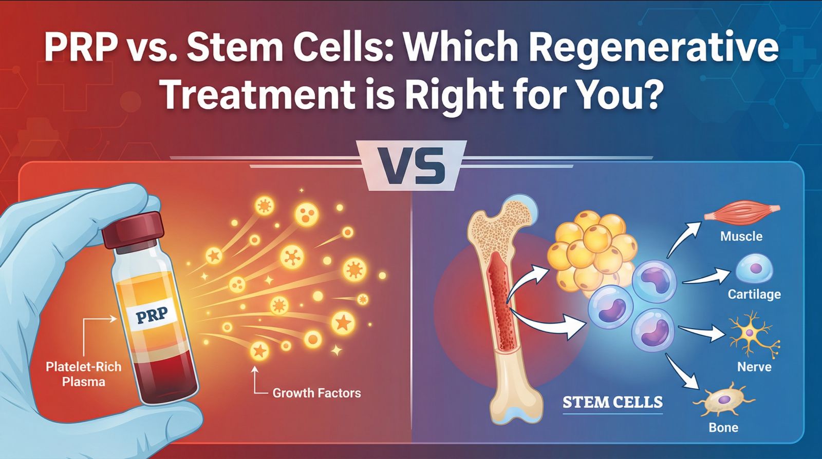 PRP vs. Stem Cells: Which Regenerative Treatment is Right for You?