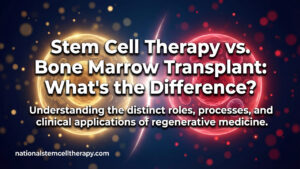 Stem Cell Therapy vs. Bone Marrow Transplant: What's the Difference?