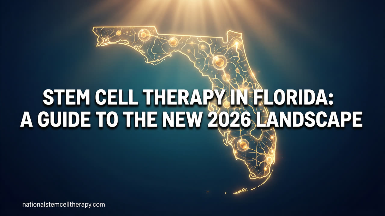 Stem Cell Therapy in Florida: A Guide to the New 2026 Landscape