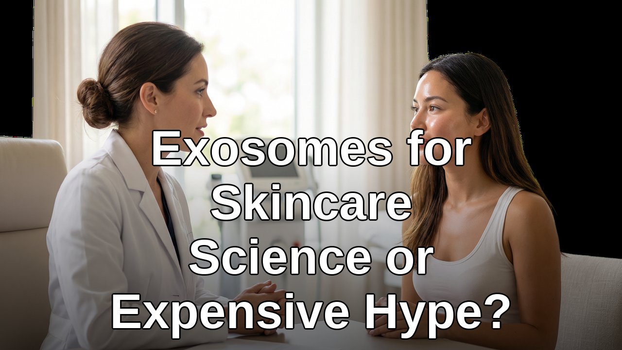 Skincare consultation between a clinician and patient in a modern aesthetic clinic