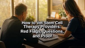 How to vet stem cell therapy providers