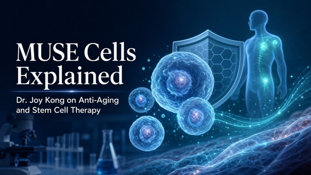 MUSE cells explained by Dr. Joy Kong for anti-aging and stem cell therapy